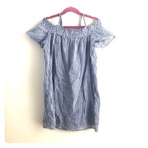 SOLD OldNavyKids off the shoulder striped sundress